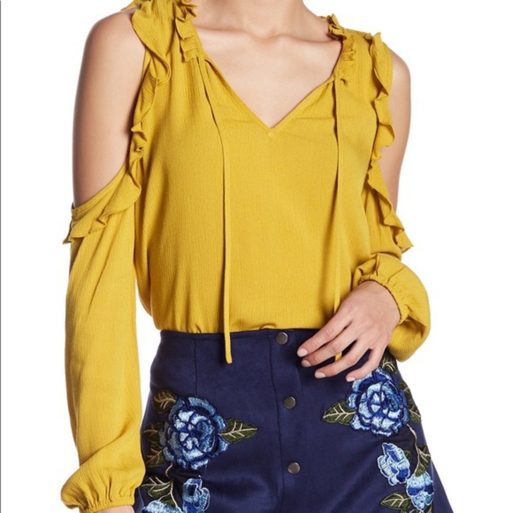 NWT JACK by BB Dakota Ann Top in Golden Palm S
